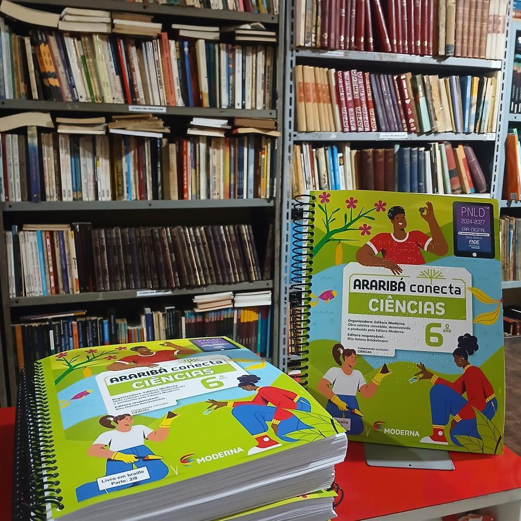 araribá conecta - ciências 6º ano (LIVRO EM BRAILLE) - contém 5 partes de 8 totais autor rita helena bröckelmann