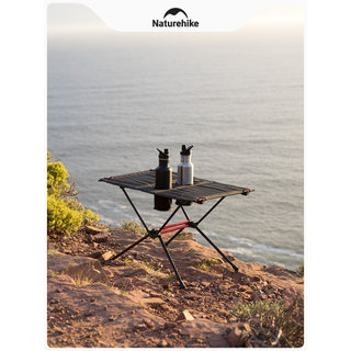 Naturehike Naturehike Ultra-leve mesa dobrável acampamento ao ar livre portátil ao ar livre beber chá liga de alumínio p
