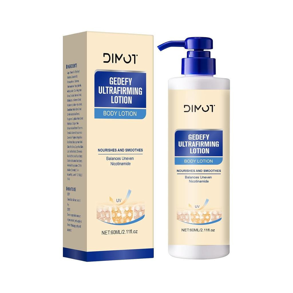 Limpador/Sérum Limpador/Máscara Facial Serrum, Loção Corporal Ultra Firmadora DIMOT, Creme Corporal Hidratante e Firmado