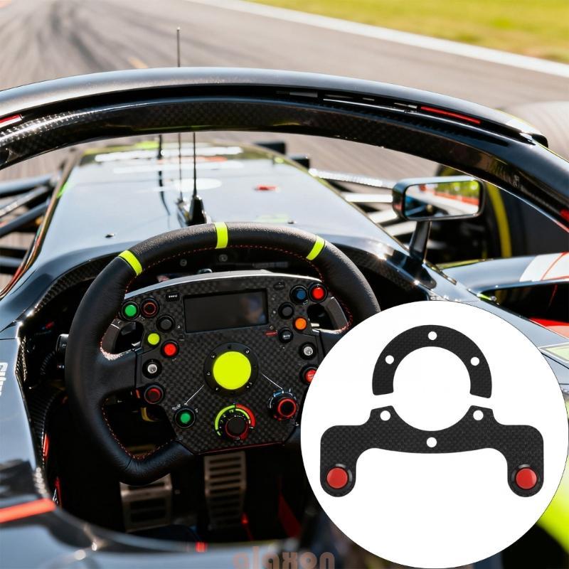 Modificação Do Carro Botão Único 6 Furos Corrida Buzina Fibra Carbono