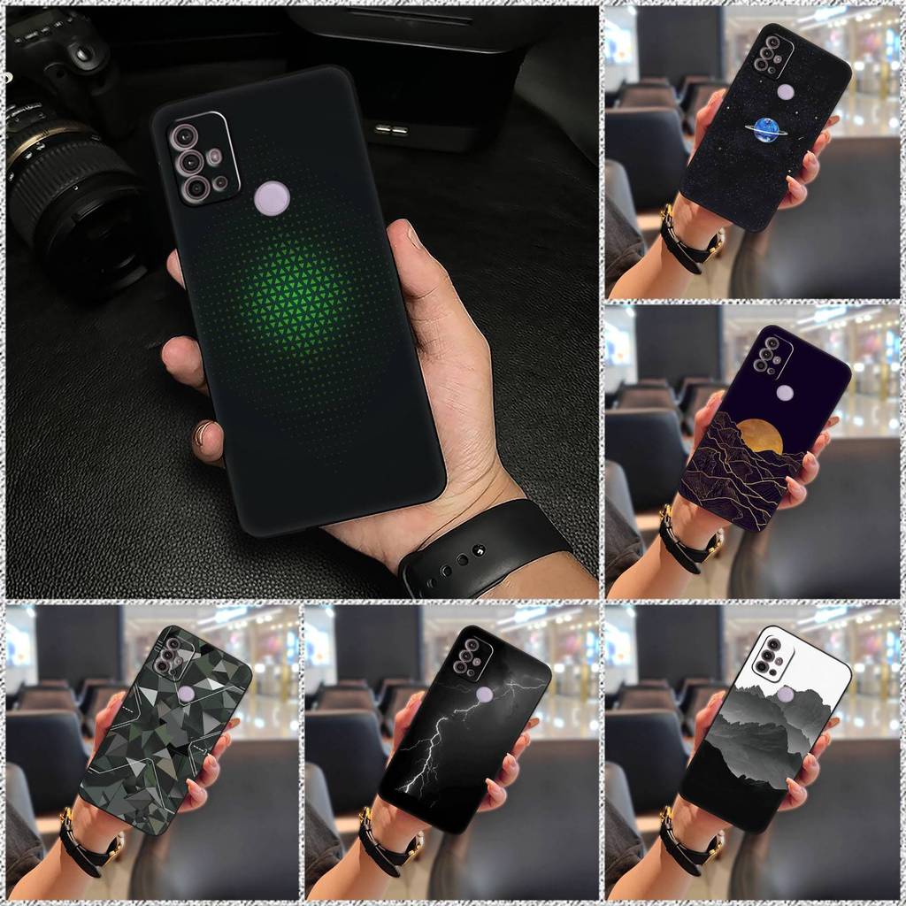 Capa De Telefone Antipoeira De Desenho Animado Para MOTO G30/G10/G20/Lenovo K30 Note/K30 Pro Cute TPU Graffiti Full wrap