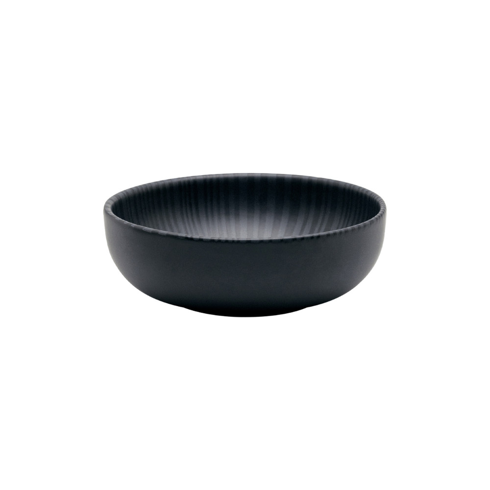 Tigela De Cerâmica Flat 16,5Cm 600Ml Ônix Preta Oxford