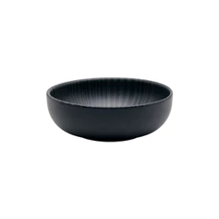 Tigela De Cerâmica Flat 16,5Cm 600Ml Ônix Preta Oxford