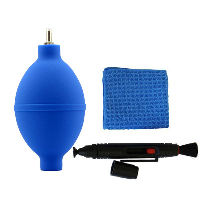 Foto de cartão adequada para Kits de limpeza Caneta de lente de limpeza de sopro de ar Pano de lente de limpeza Digital 
