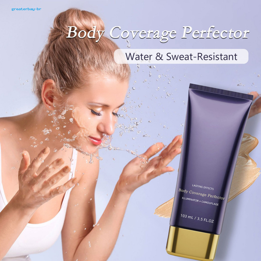 103ml Waterproof Full Coverage Body Makeup Cream for Women – Conceals Tattoos Scars Bruises Veins Long-lasting Leg Per