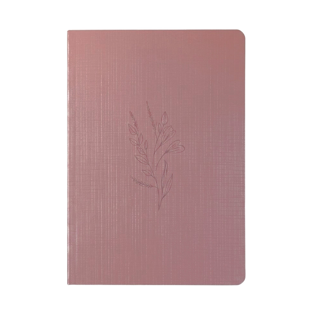 Livro Bloco de Anotações Flor Minimalista | Capa Brochura