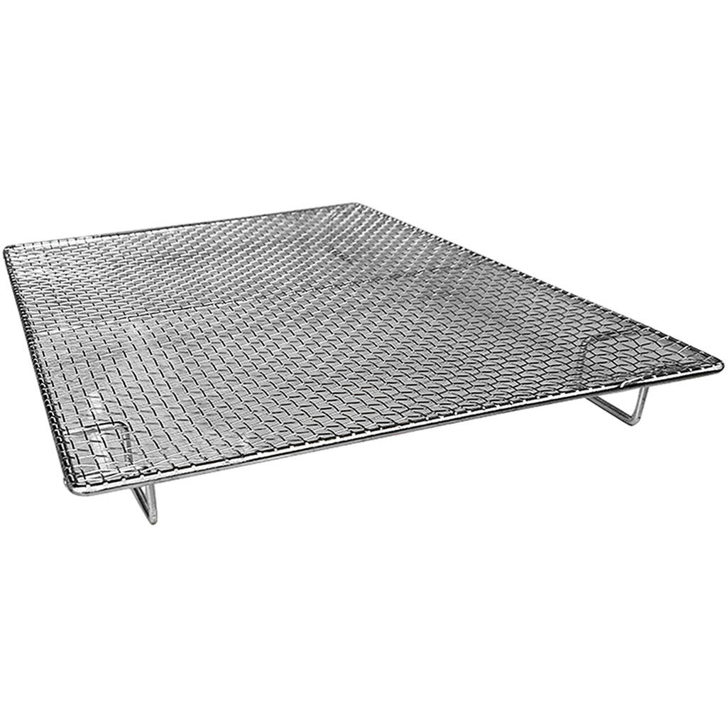 Tela Grelha P/ Escorredor Fritura Inox 30x40cm Pastel Fritas