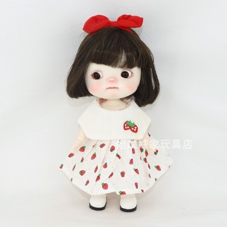 Pequeno 6 pontos bjd roupas de bebê YMY grande pêra gorda roupas do corpo ponto gordo corpo ovelha gordura corpo morango