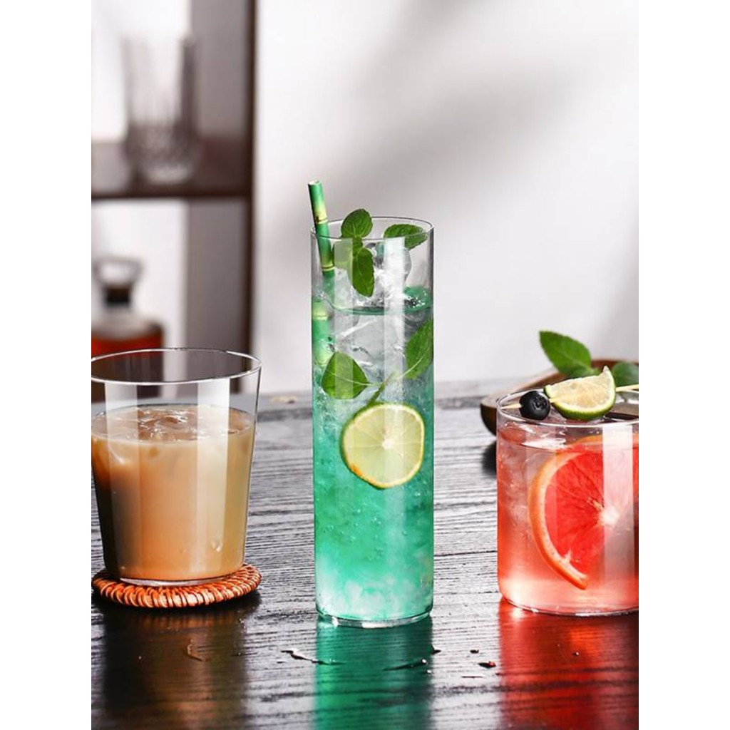 Copo de vidro ultrafino japonês, copo de café americano para fermentação fria, copo de suco, coquetel criativo, copo de
