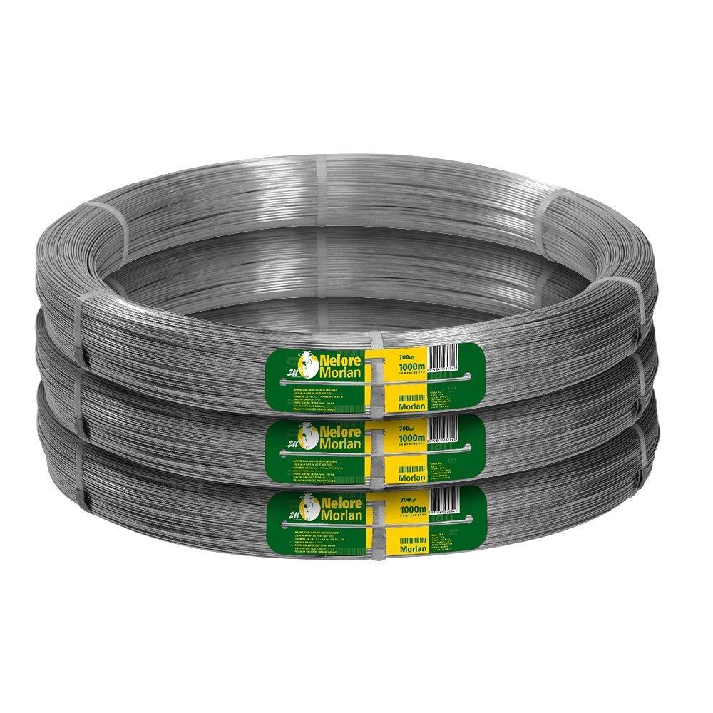 Kit 3 Arame Ovalado Nelore PG 16x14 700Kgf 1000m