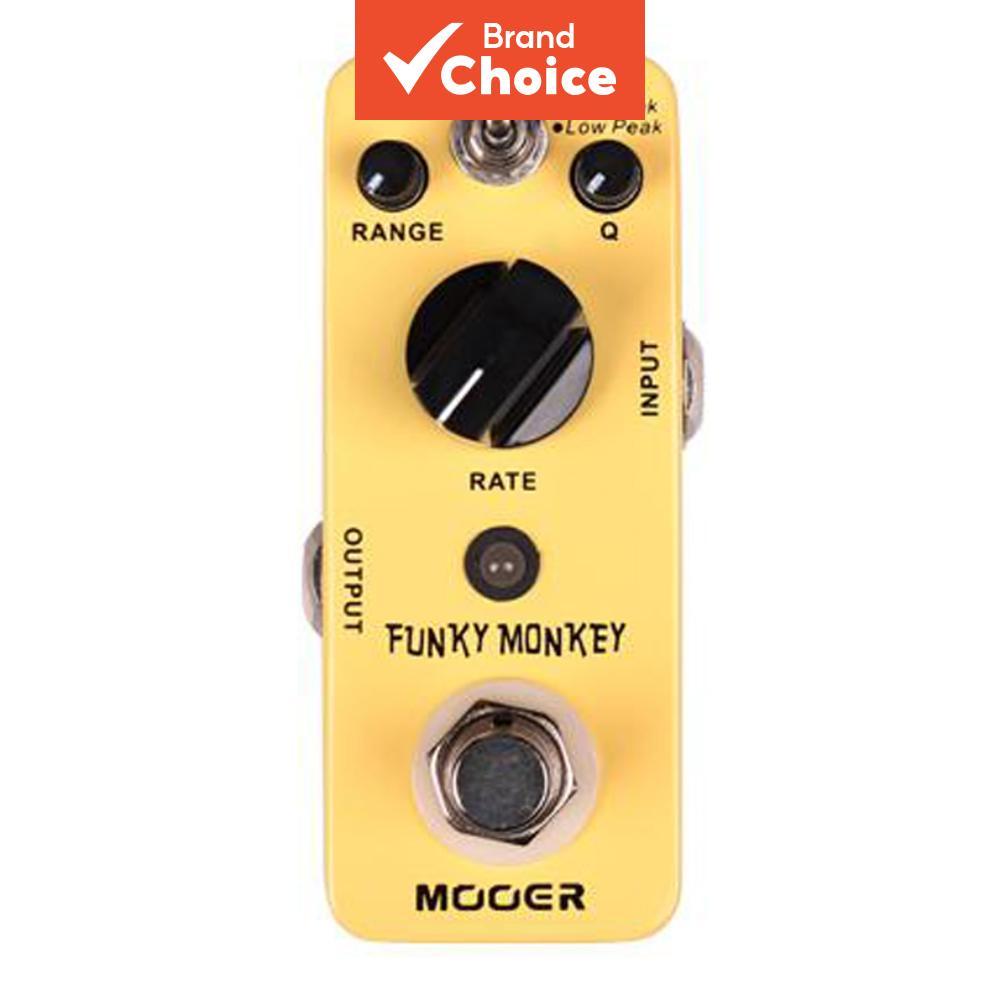 MOOER Pedal de Efeito de Guitarra Funky Monkey Auto Wah com Carcaça Total em Metal, Acessórios para Guitarra, 3 Modos