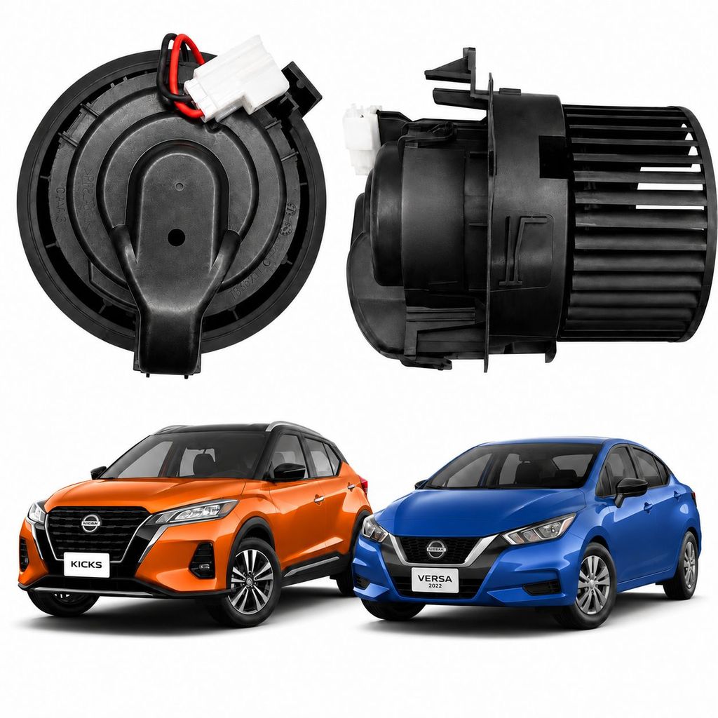 Motor Ventilador Caixa Evaporadora de Ar Condicionado Nissan Kicks 2016-2021 /Nissan Versa 2021-2024