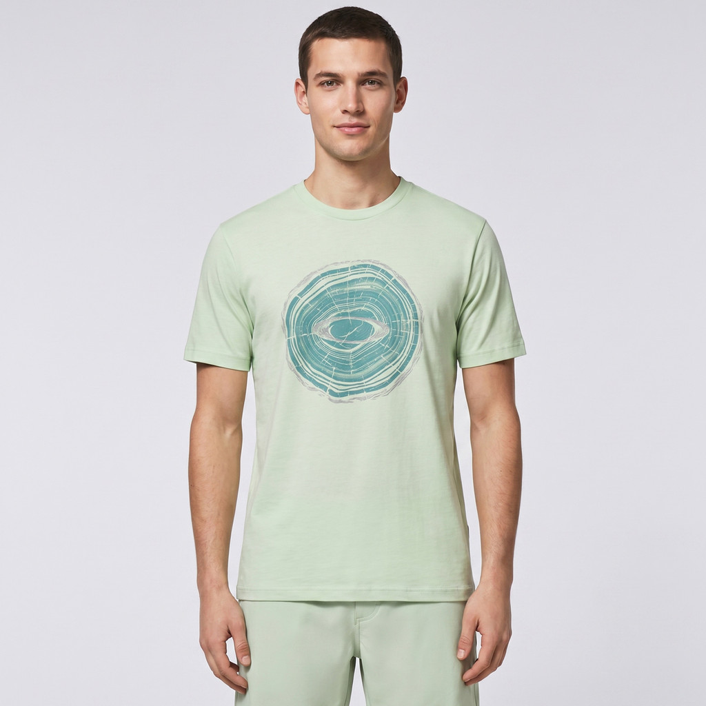 Camiseta Oakley Woody Ellipse SS Verde Claro