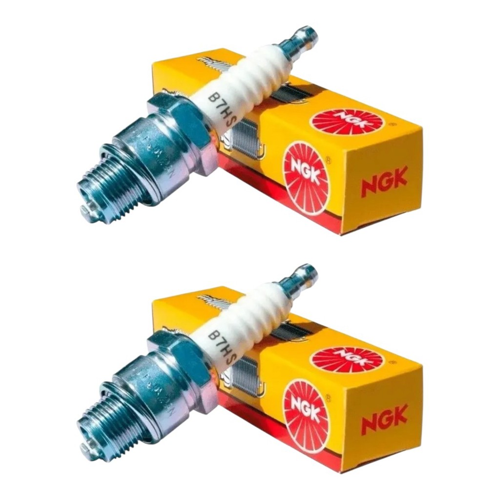 Kit Com Duas Velas Motor De Popa 2 Tempos Ngk Todos