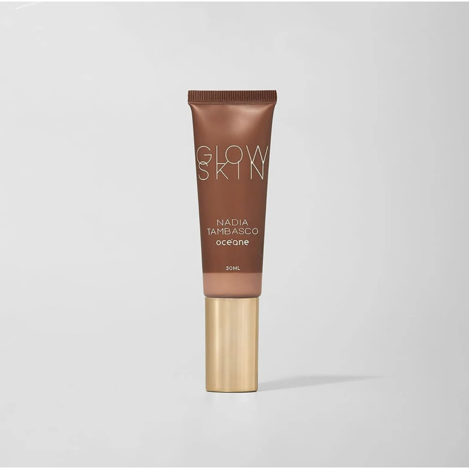Primer Iluminador Facial Escuro Nádia Tambasco By Océane - Glow Skin Tan 30ml