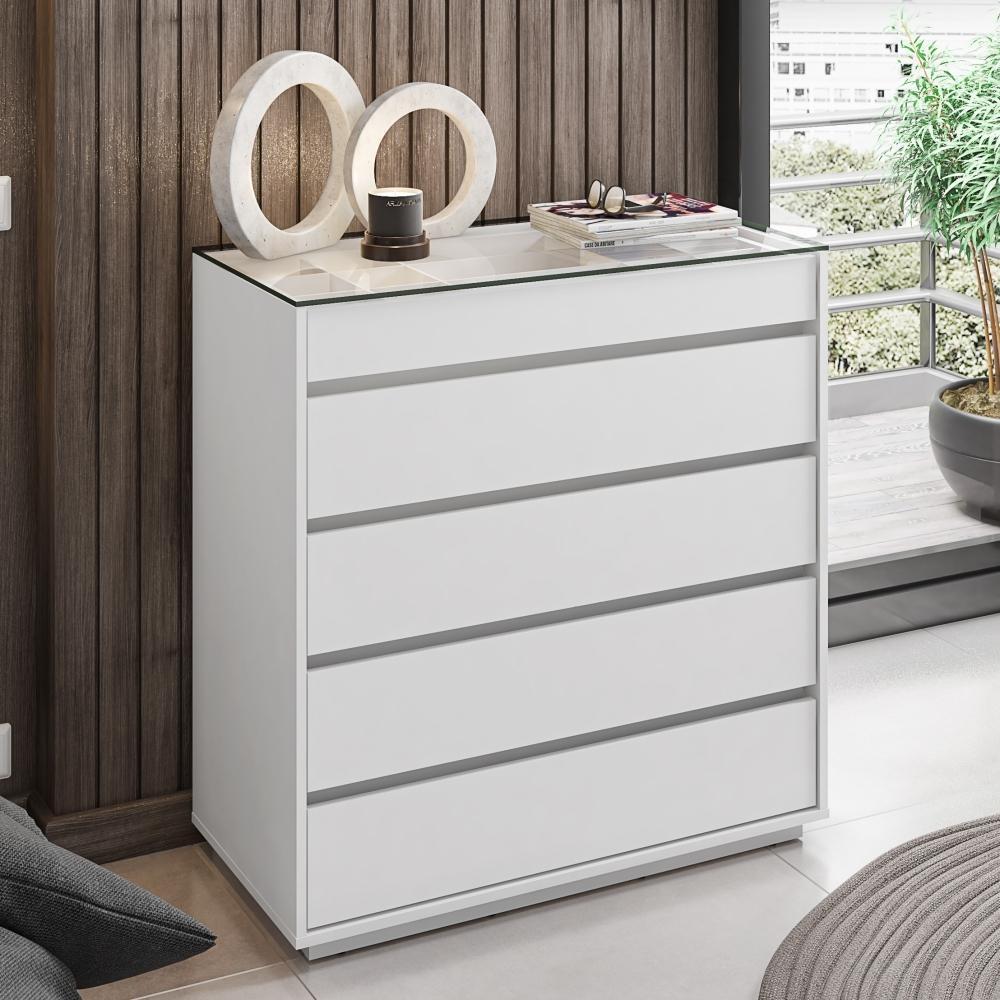 Cômoda Viena com Gaveta Branco