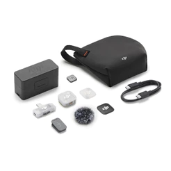 Microfone DJI Mic Mini 2 (1 TX Microfone + 1 RX Receptor para smartphones + 1 Case de carregamento) BR - DJI144