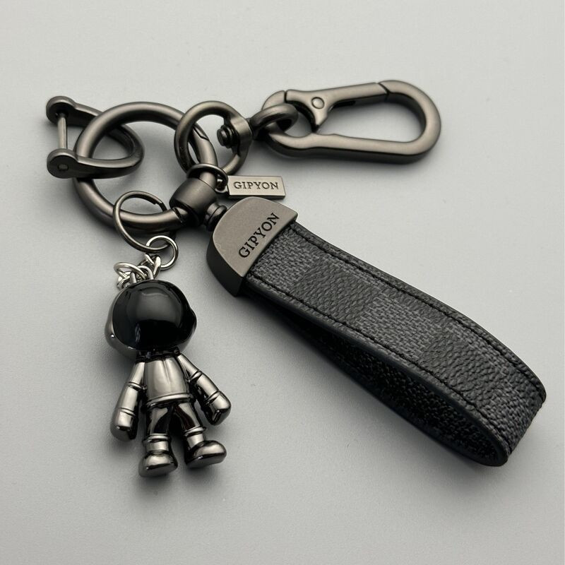 Astronauta Chaveiro Pingente De Metal Corrente Chave Do Carro Dos Homens Anel Chave Personalidade Criativa Upscale Corda