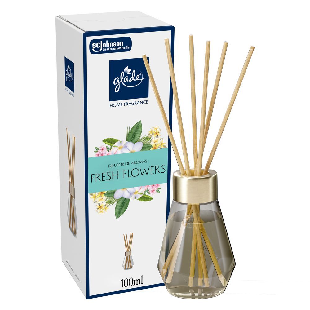 Glade Home Fragrance Difusor Fresh Flowers 100ML
