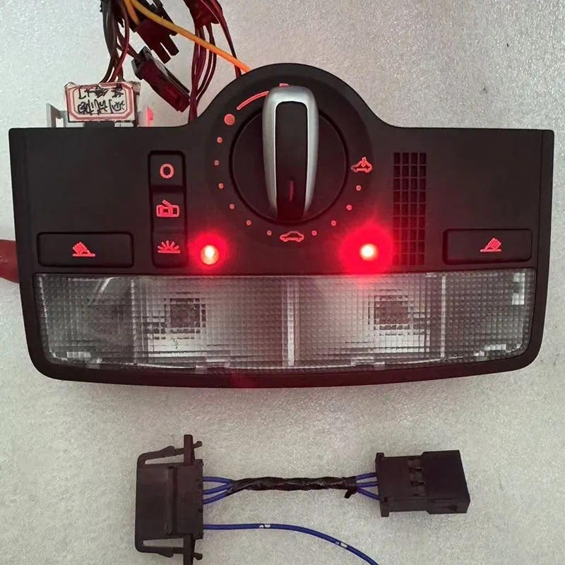 Interior Cúpula Luz Cor Lâmpada De Leitura Com Teto Solar Clarabóia Vermelha 3BD 947 105 Para VW Passat B5 Golf 4 MK4 Bo
