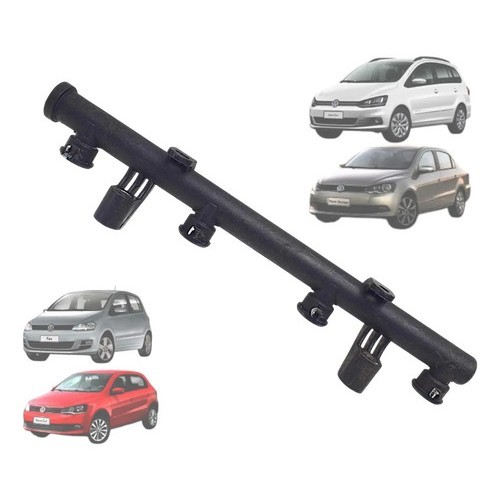 Flauta Bico Injetor Orig. Vw Fox Gol Voyage Spacefox 05/16