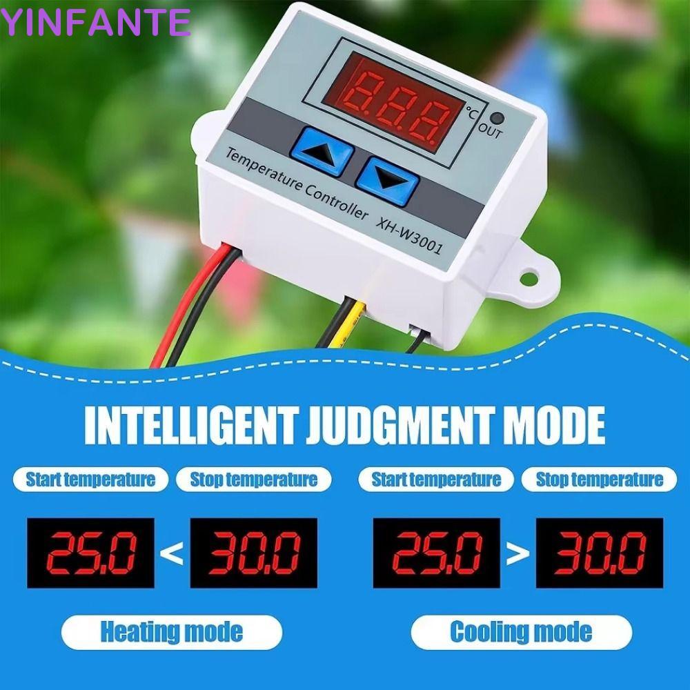Controlador De Temperatura YINFANTEWN , Termostato Digital De Controle LED , Sensor NTC