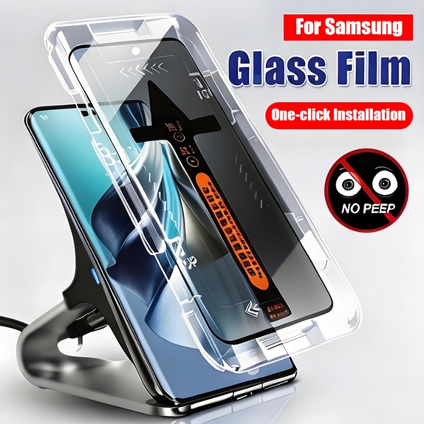 Vidro Temperado De Privacidade HD/Anti-Espião Para Samsung Galaxy S20 S21 S22 S23 S24 S25 S26 Ultra