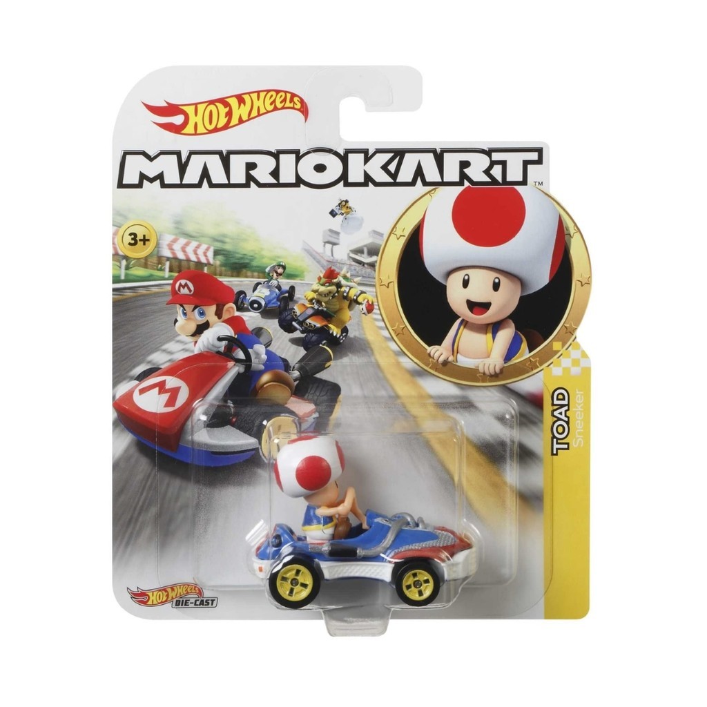 Toad Sneeker Kart - Hot Wheels Mario Kart GBG30