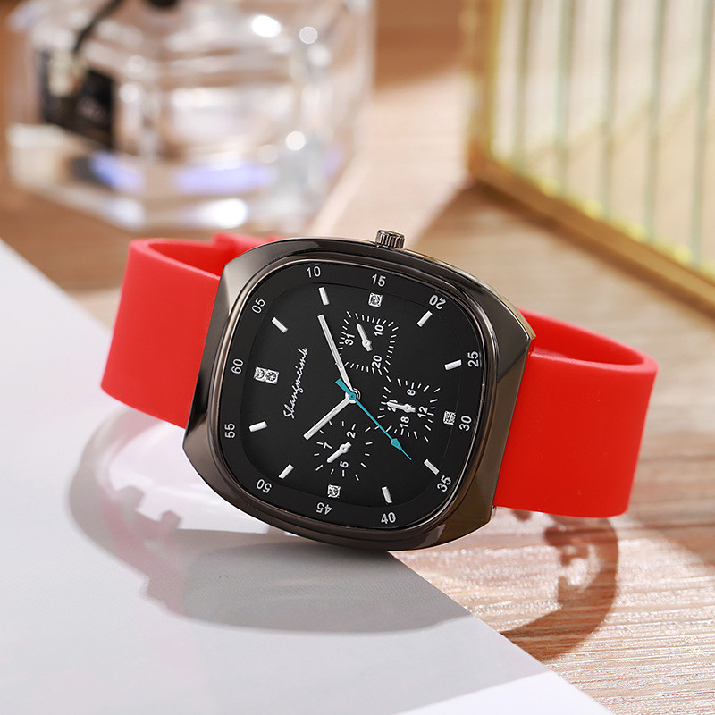 Novo relógio feminino fita de Silicone relógio generoso relógio de quartzo ao vivo relógio feminino moda senhoras relógi