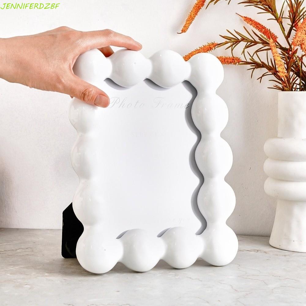 Moldura De Resina JENNIFERDZBF , Borda De Bola Redonda De Luxo De 8 Polegadas Decorativa De Exibição De Imagem