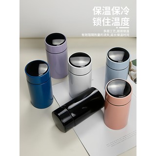 Copo térmico de aço inoxidável de alta qualidade, medição de temperatura, masculino, feminino, portátil, Mini copo de bo