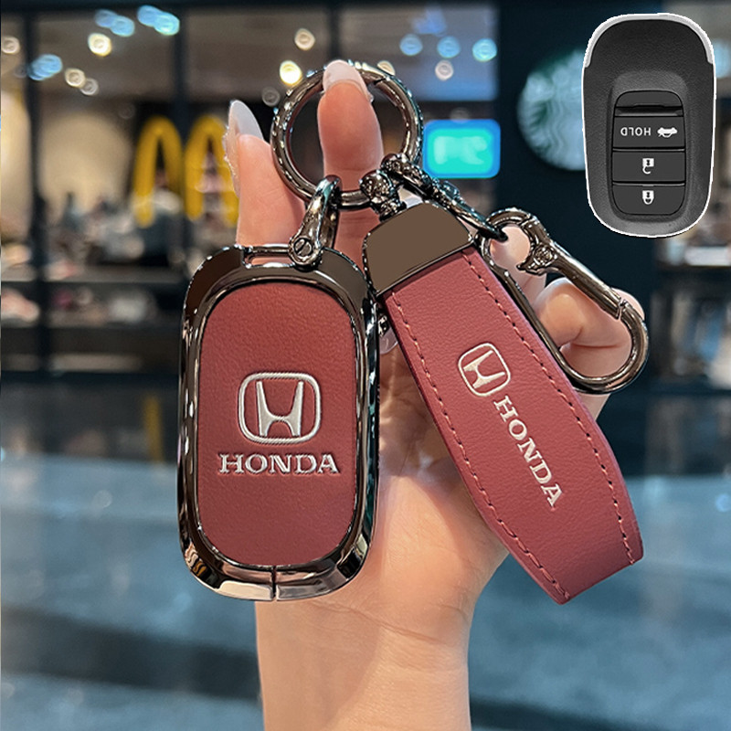 Capa Protetora para Chave Canivete Honda com Chaveiro para Honda Civic RS FE HRV 2024 2025 Accord CRV 2025 Keyless
