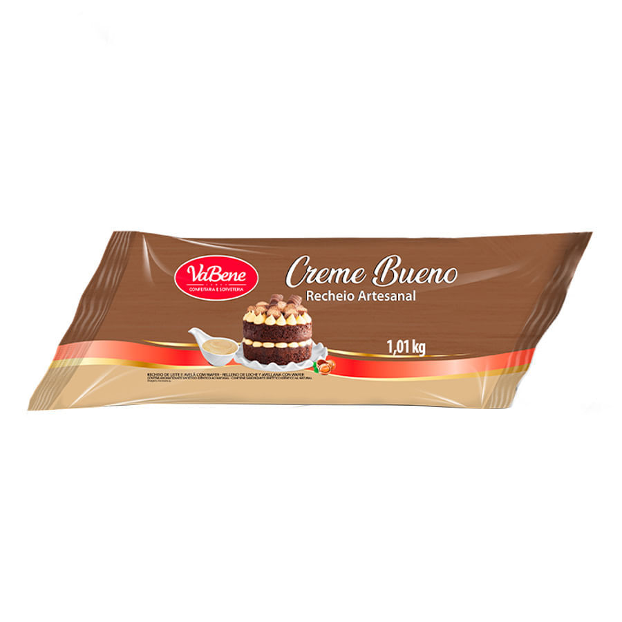 Recheio Creme Bueno 1.01kg Bisnaga Vabene