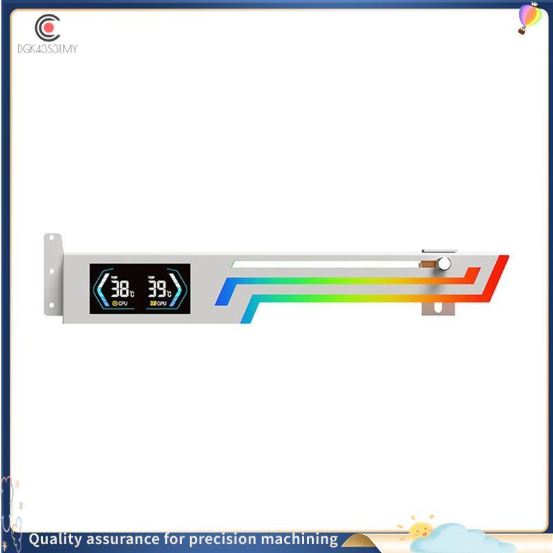 [hukou33] Suporte Para Placa Gráfica Com Display De Temperatura ARGB 5V 3PIN VGA De Computador