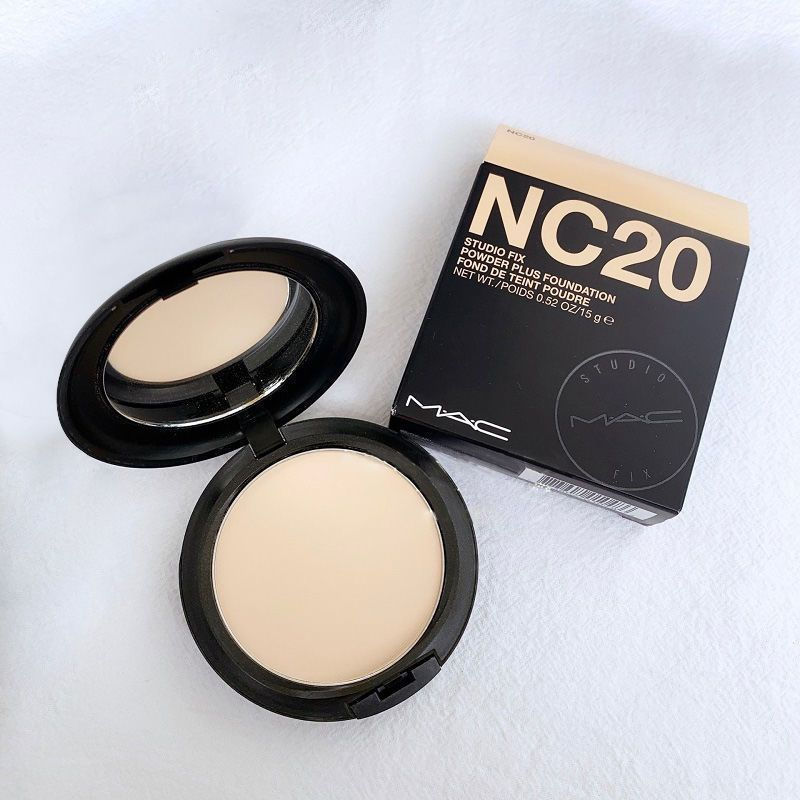 Mac Rosto Maquiagem Em Pó Estúdio Fix Mais Fundação 15g Nc Série Corretivo Clareamento Hidratante Suave Controle De Óleo