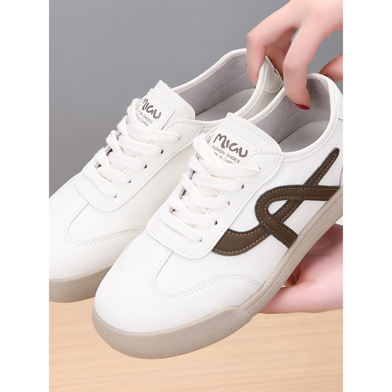 Sapatos de treinamento alemão sapatos femininos 2026 primavera novos sapatos casuais Retro moda All-Match sapatos planos