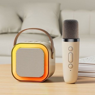 Caixa de som Bluetooth Douyin K12 com microfone integrado, caixa de som para uso externo, mini caixa de som Bluetooth pa