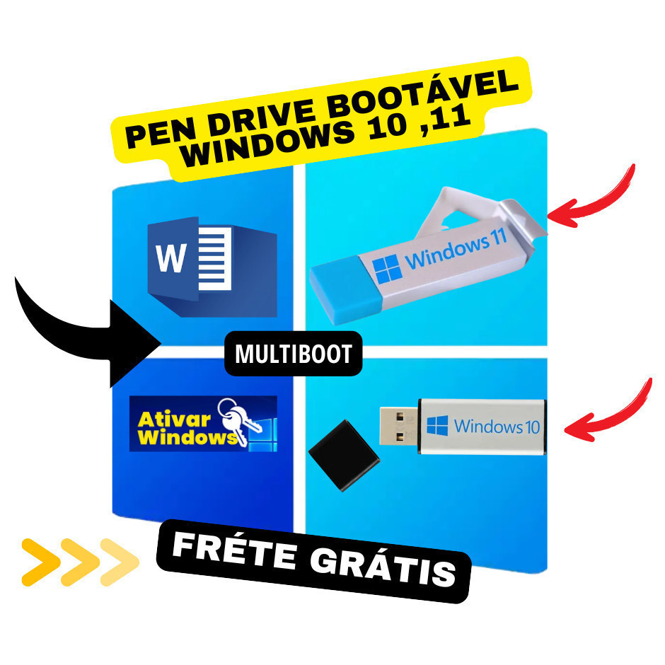 Pendrive Bootável Ltomex Usb Windows 10/11