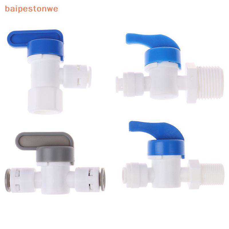 [baipestonwe] Válvula De Esfera De 1/4 " Torneira Em Linha qui Conectar push fit ro Osmose Reversa De Água