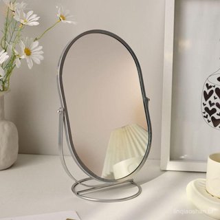 360 °     Espelho Oval com Luzes - Espelho de Maquiagem para Bancada 5JTP