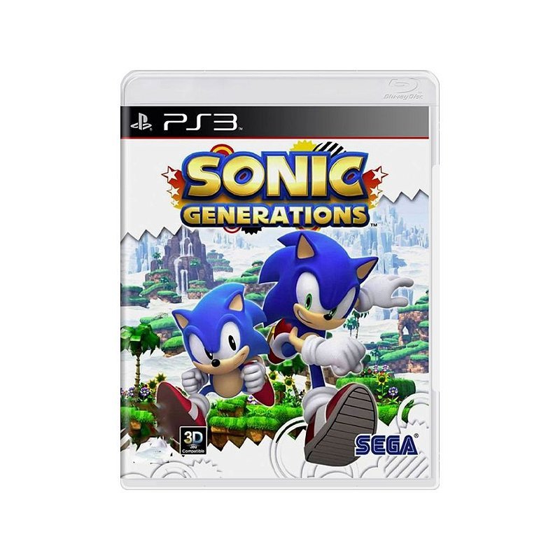 Jogo Sonic Generations - PS3 - Usado - Original