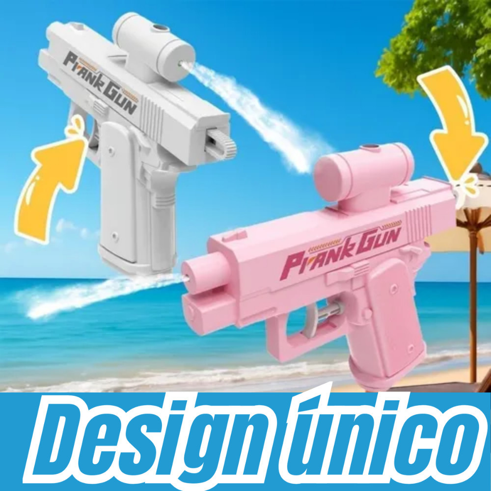 Brincadeiras com brinquedos em alta: pistola de água de dupla ação