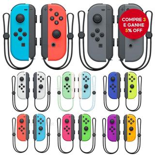 Controlador sem fio para console Nintendo Switch/NS Lite/NS OLED, Joycon Gamepad, Controle, Joystick, Joypad, Turbo