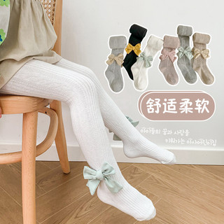 Meninas Leggings meias de bebê crianças bonito boca solta meia-calça primavera outono inverno Anti-deslizamento algodão 