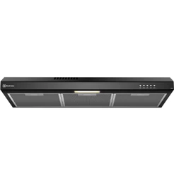Depurador de Ar 80 cm Luz LED e Filtragem Dupla Preto DE8SB Electrolux