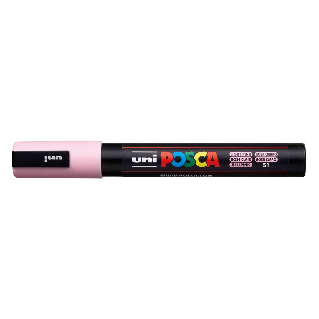Caneta Posca PC-5M Rosa Claro uni-ball · foto 2