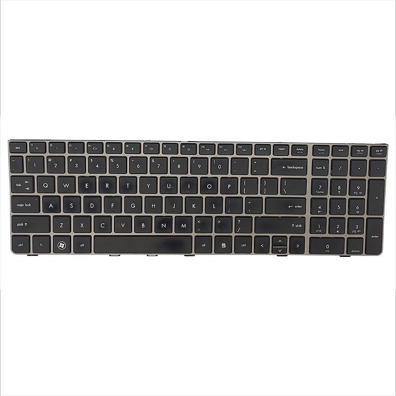 Teclado HP ProBook 4530s 4535s 4730s 4735s Original US-Inglês com Moldura 638179-001 646300-001 6037B0059601