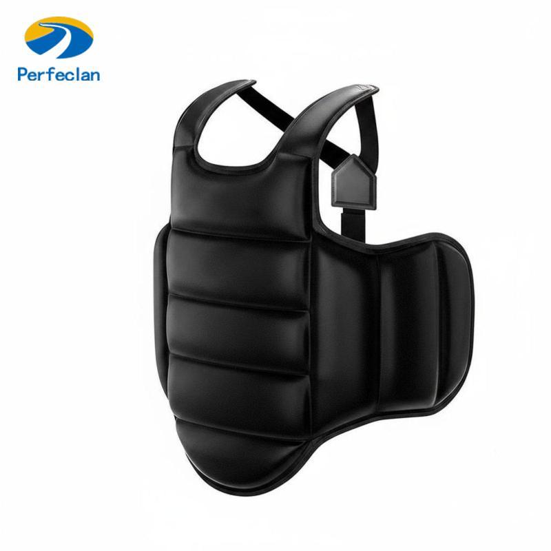 Perfeclan Colete De Proteção De Peito Ajustável Taekwondo Protetor Artes Marciais Barriga Para Adultos E Crianças Sparri