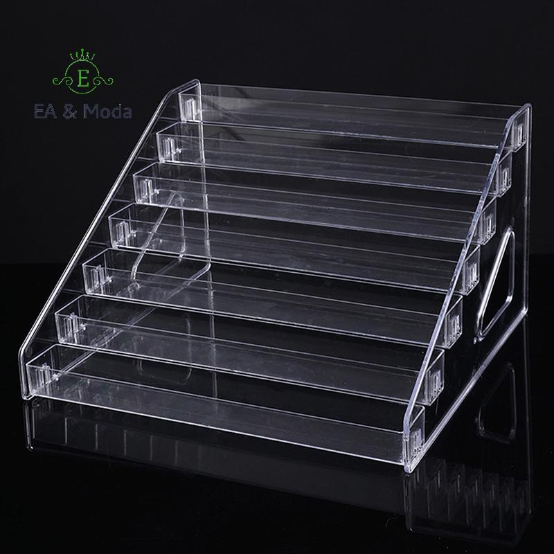 EA & Moda 3/5/7 Camadas De Acrílico Transparente Para Esmalte De Unha , Prateleira De Gel UV Arte Em Unhas , Cosméticos