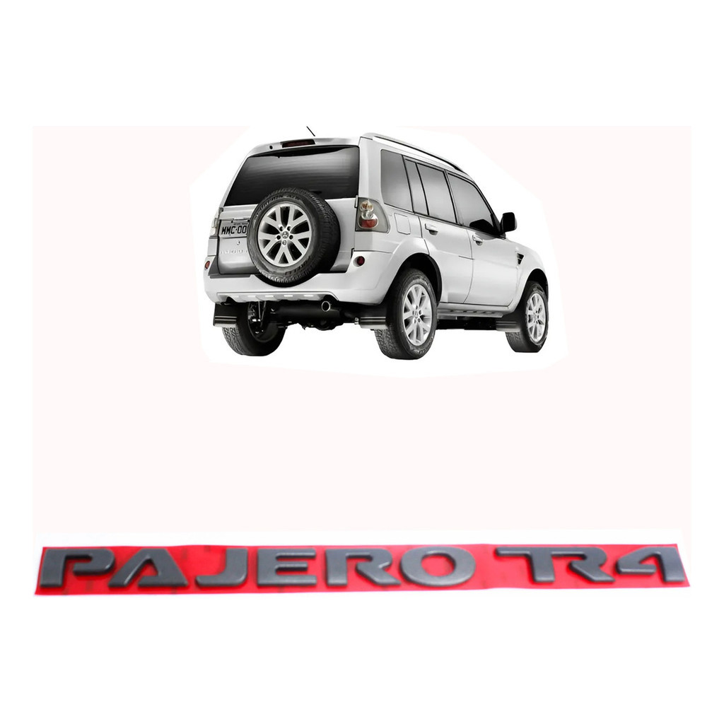 Letreiro Pajero Tr4 2010 2011 2012 2013 2014 2015 Cinza